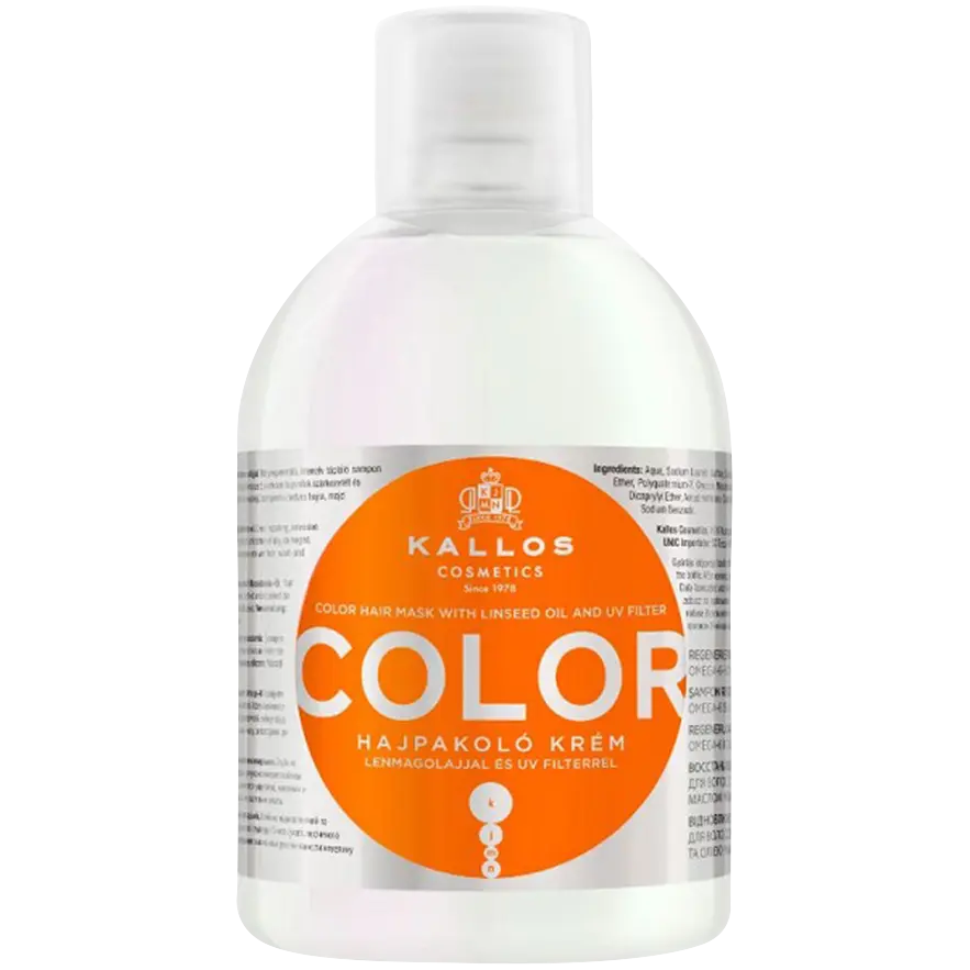 Kallos Color шампунь для окрашенных волос, 1000 мл
Kallos Color шампунь для окрашенных волос, 1000 мл
