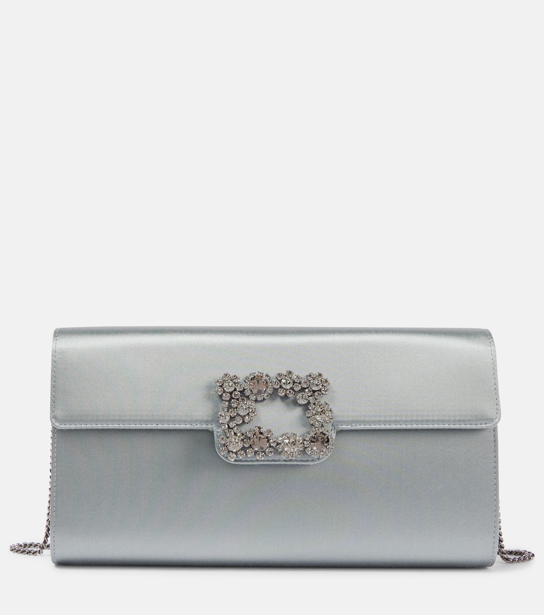 Атласный клатч с отделкой Efflorescence Roger Vivier, Piombo Chiaro
Атласный клатч с отделкой Efflorescence Roger Vivier, Piombo Chiaro