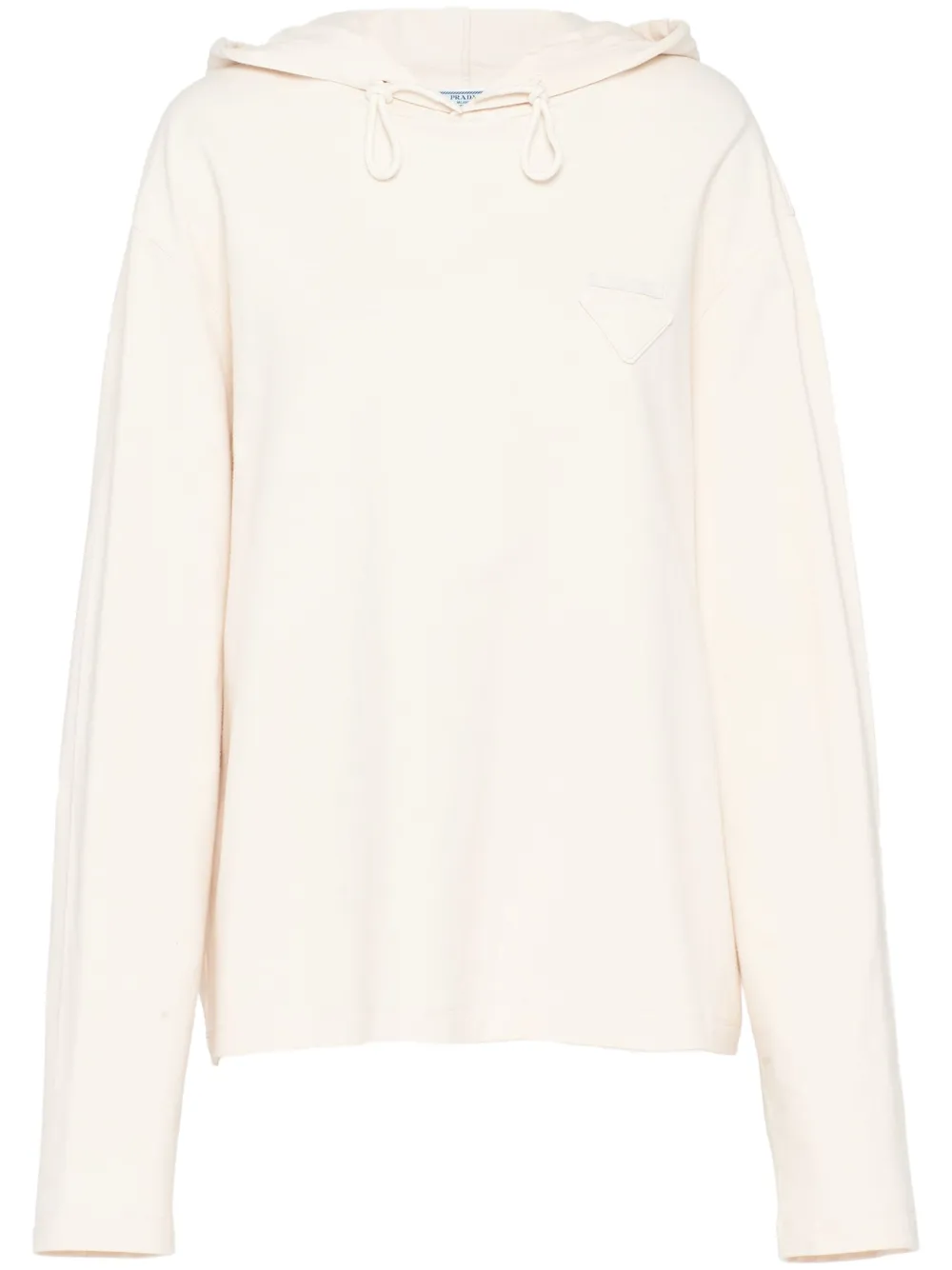 Футболка с капюшоном и логотипом Prada, нейтральный
Футболка с капюшоном и логотипом Prada, нейтральный