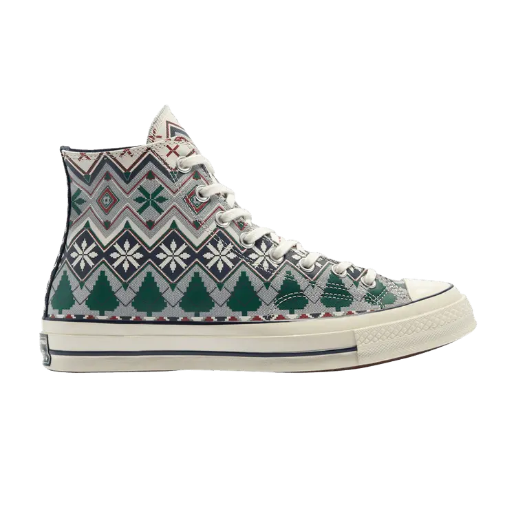 Кроссовки Converse Chuck 70 High 'Holiday Sweater - Ash Stone', серый 
Кроссовки Converse Chuck 70 High 'Holiday Sweater - Ash Stone', серый