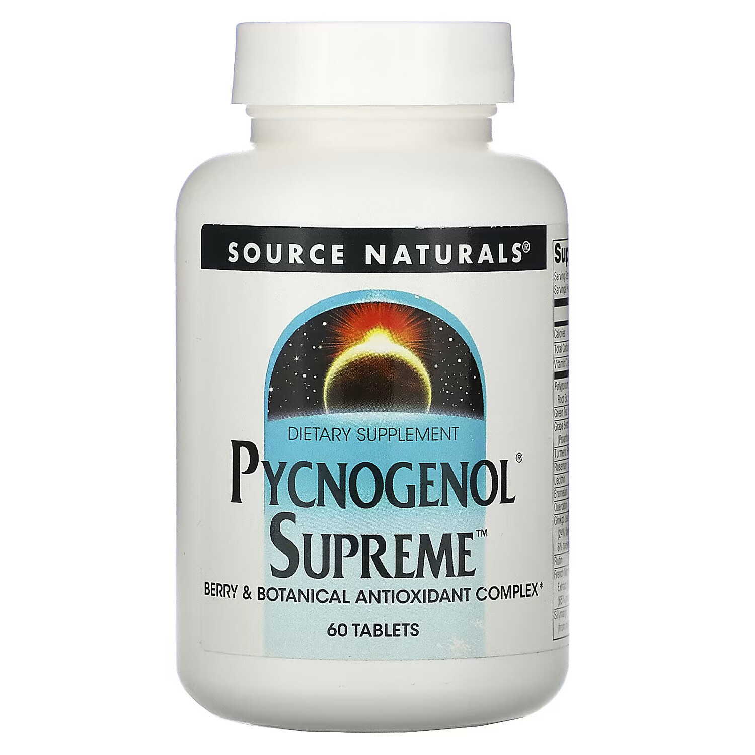 Source Naturals, Pycnogenol Supreme, 60 таблеток
Source Naturals, Pycnogenol Supreme, 60 таблеток