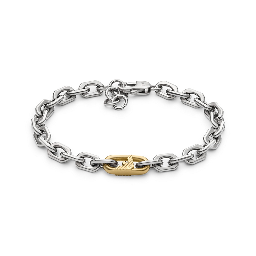 Мужской браслет из нержавеющей стали EMPORIO ARMANI, серебряный
Мужской браслет из нержавеющей стали EMPORIO ARMANI, серебряный