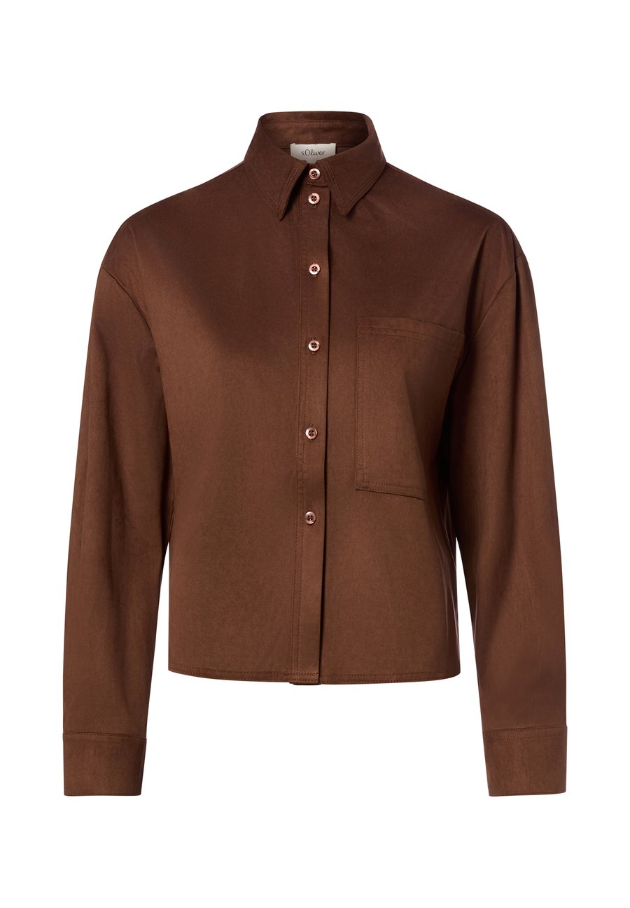 Блуза s.Oliver Button-down blouse, Braun/Brown
Блуза s.Oliver Button-down blouse, Braun/Brown