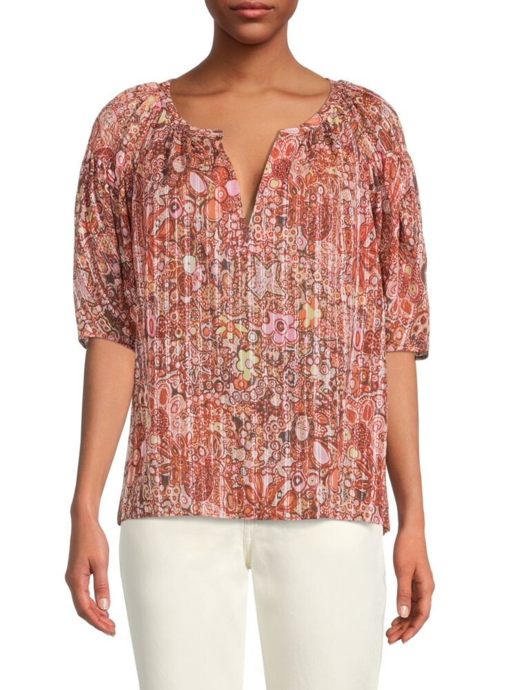 Топ Julianna из шелковой смеси с цветочным принтом A.L.C., цвет Sorbet Multi
Топ Julianna из шелковой смеси с цветочным принтом A.L.C., цвет Sorbet Multi