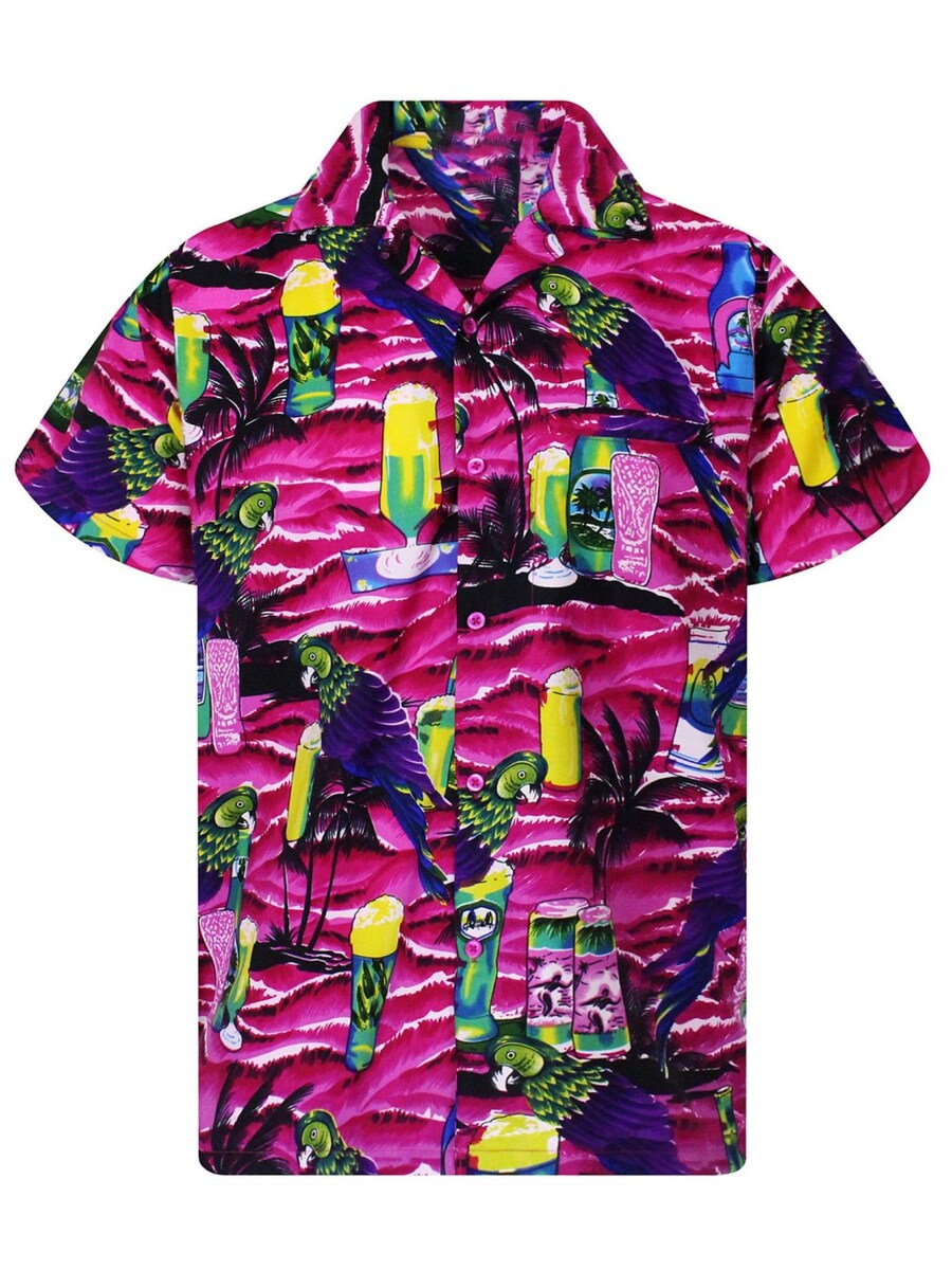 Рубашка King Kameha Parrot Beer, розовый
Рубашка King Kameha Parrot Beer, розовый
