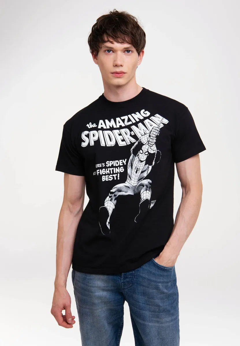 Футболка Logoshirt "Marvel Comics - Spider-Man, Spidey", с лицензионным принтом, черный
Футболка Logoshirt "Marvel Comics - Spider-Man, Spidey", с лицензионным принтом, черный