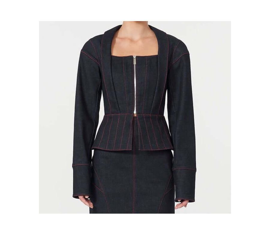 Женская джинсовая куртка-корсет Davidson, уникальный стиль Jendue, Deep blue
Женская джинсовая куртка-корсет Davidson, уникальный стиль Jendue, Deep blue