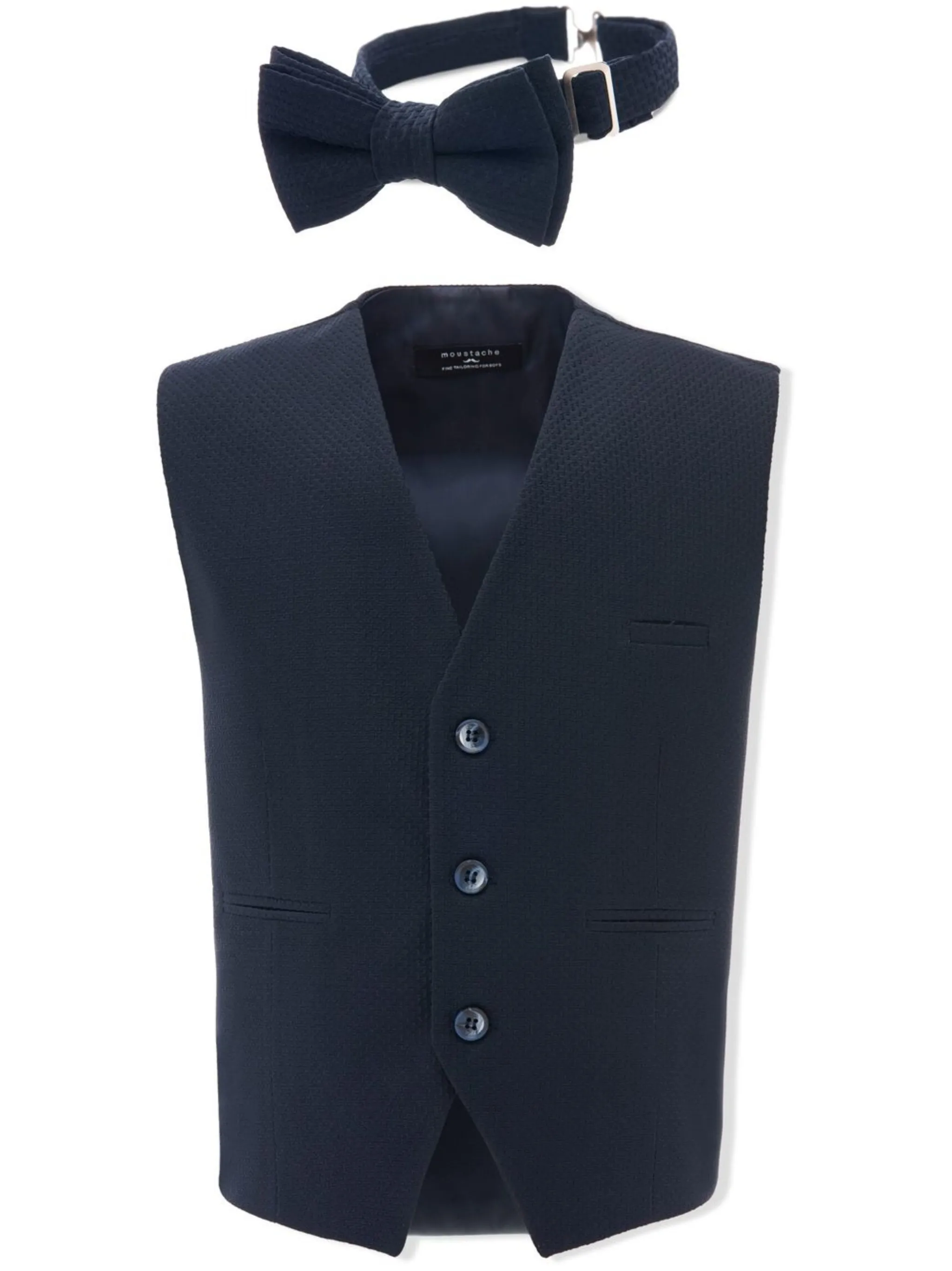 Комплект из жилета и галстука-бабочки Moustache, синий
Комплект из жилета и галстука-бабочки Moustache, синий