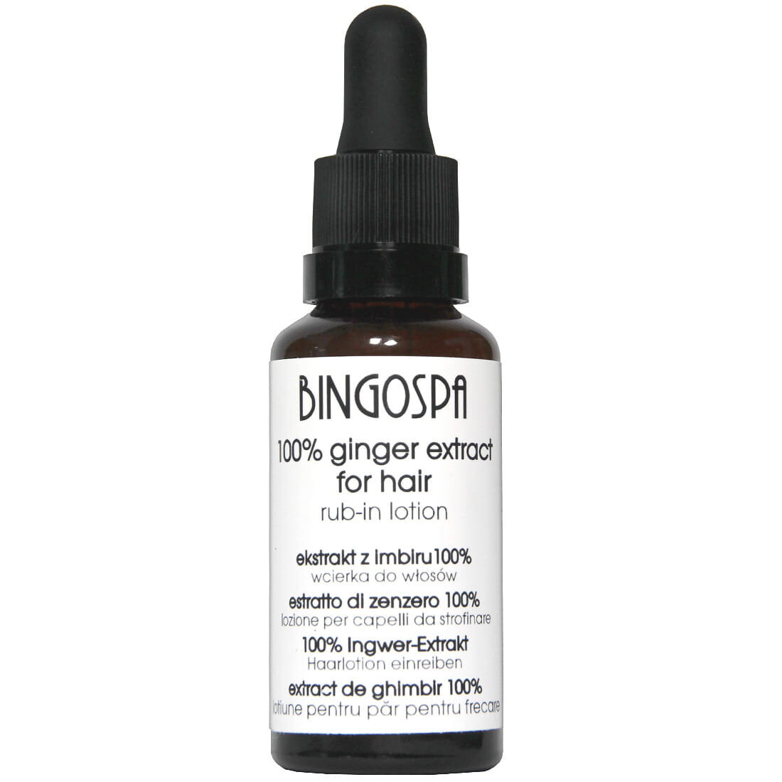 BINGOSPA, лосьон для волос со 100% экстрактом имбиря, 30 мл
BINGOSPA, лосьон для волос со 100% экстрактом имбиря, 30 мл