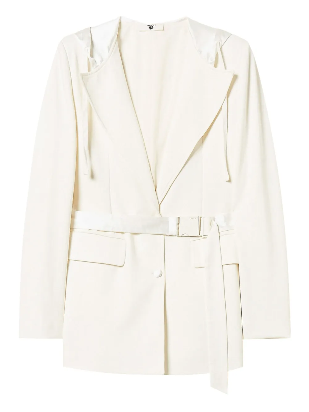 Блейзер с капюшоном и поясом TWINSET, белый
Блейзер с капюшоном и поясом TWINSET, белый