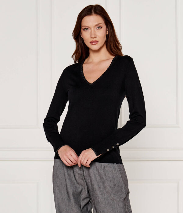 Свитер Regular fit Liu Jo, черный 
Свитер Regular fit Liu Jo, черный