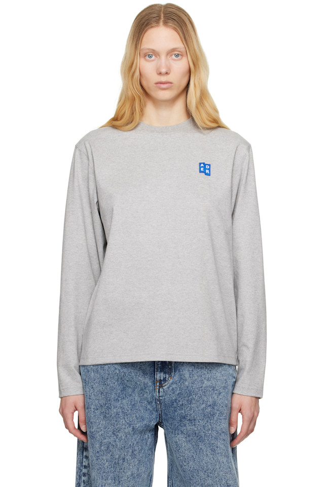 Сиг; бл тег 01 футболка с длинным рукавом Ader Error, серый
Сиг; бл тег 01 футболка с длинным рукавом Ader Error, серый