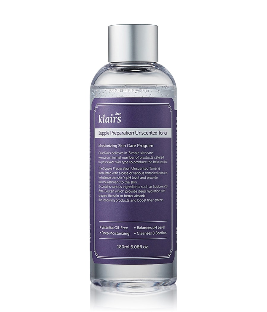 Тоник для лица Klairs Supple Preparation Unscented Toner, 180 ml
Тоник для лица Klairs Supple Preparation Unscented Toner, 180 ml