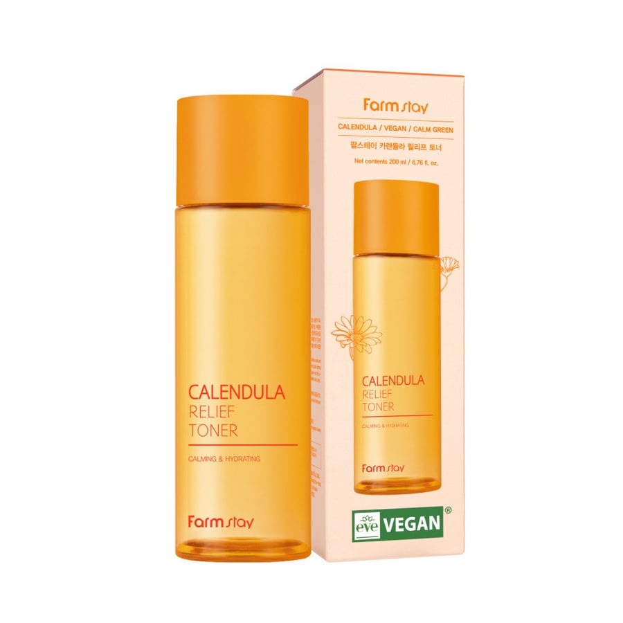 Farmstay, Calendula Relief Toner, тоник для лица, 200 мл
Farmstay, Calendula Relief Toner, тоник для лица, 200 мл