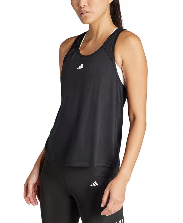 Женская тренировочная майка с коротким рукавом и логотипом Racerback adidas, черный
Женская тренировочная майка с коротким рукавом и логотипом Racerback adidas, черный