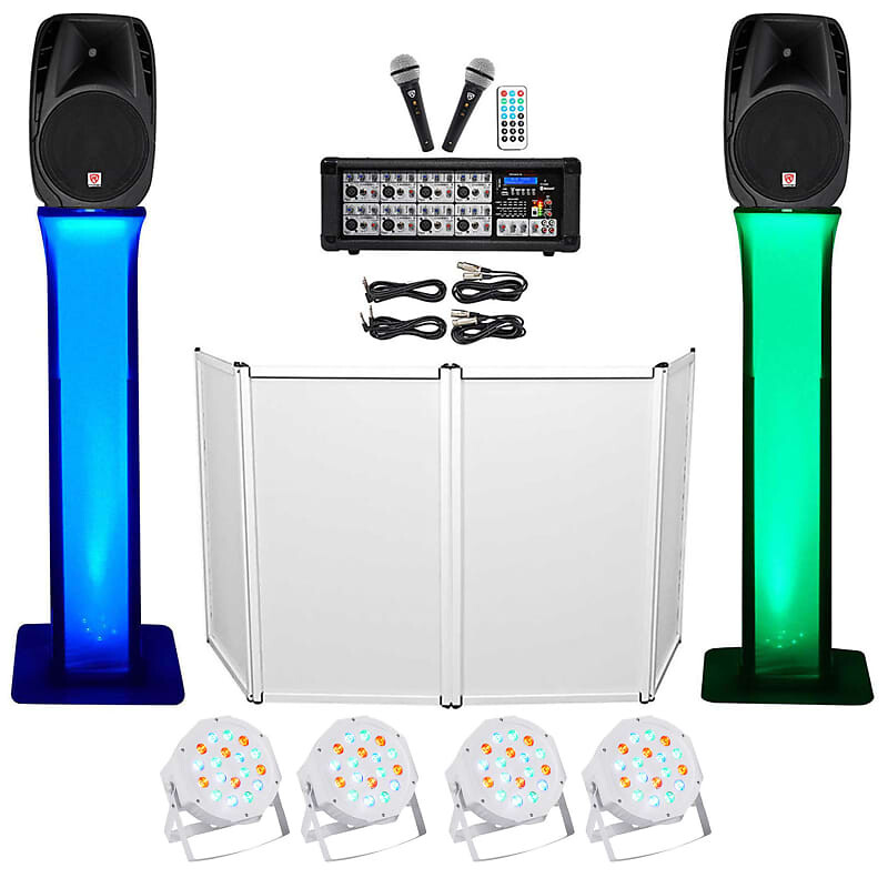 DJ-пакет с 15-дюймовыми динамиками + Bluetooth-микшер + микрофоны + штатив + тотемные стойки + фасад + подсветка Rockville RPG2X15+(2) RTP32W+RFAAW PACK 2
DJ-пакет с 15-дюймовыми динамиками + Bluetooth-микшер + микрофоны + штатив + тотемные стойки + фасад + подсветка Rockville RPG2X15+(2) RTP32W+RFAAW PACK 2
