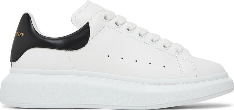 Кроссовки Alexander McQueen Oversized Sneaker White Black, белый 
Кроссовки Alexander McQueen Oversized Sneaker White Black, белый