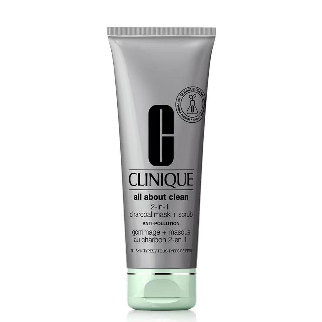 Угольная маска + скраб 2в1 Clinique All About Clean, 100 мл
Угольная маска + скраб 2в1 Clinique All About Clean, 100 мл