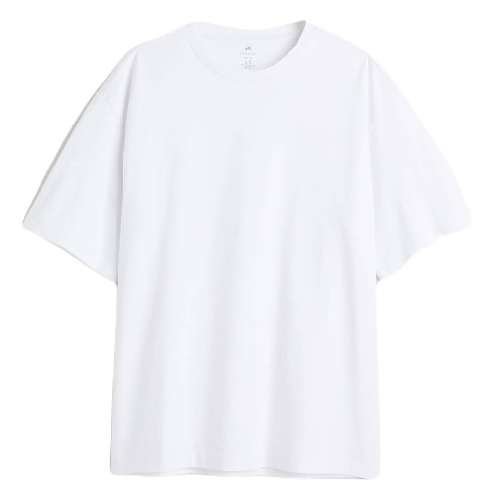 Футболка H&M Loose Fit, белый
Футболка H&M Loose Fit, белый