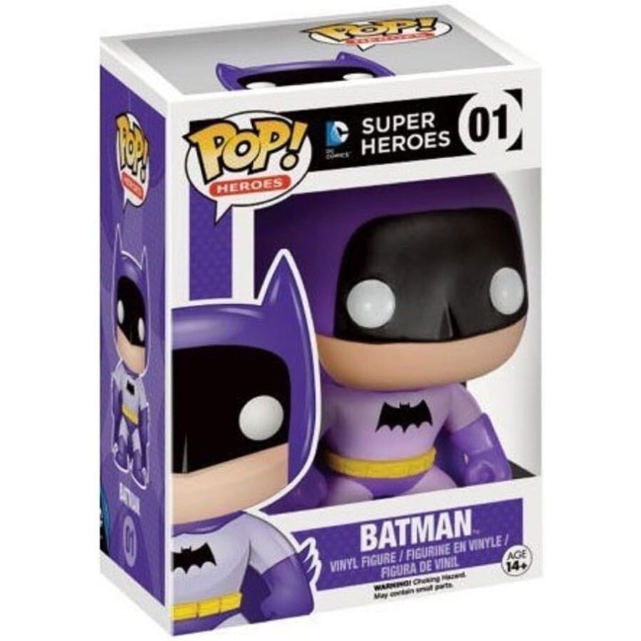 Фигурка 75 лет Бэтмену Funko POP! Art Series, фиолетовый
Фигурка 75 лет Бэтмену Funko POP! Art Series, фиолетовый