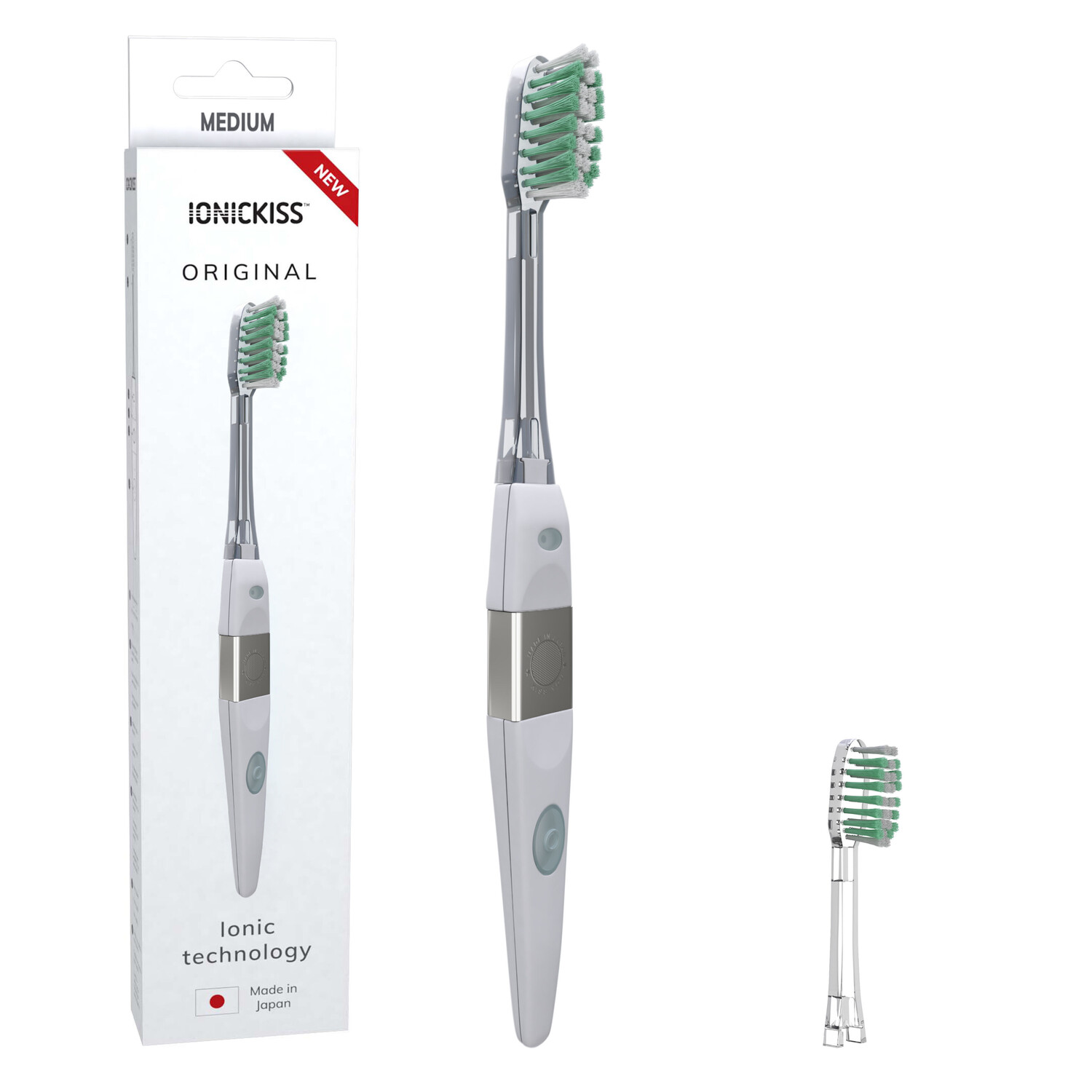 Ionickiss Original средняя ионная зубная щетка, 1 шт.
Ionickiss Original средняя ионная зубная щетка, 1 шт.