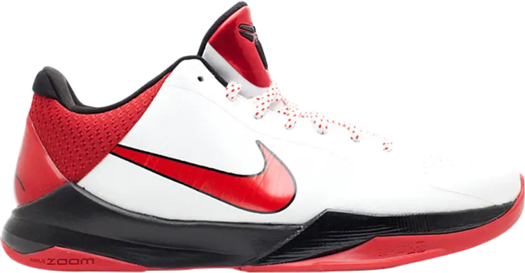 Лимитированные кроссовки Nike Zoom Kobe 5 'Varsity Red', белый
Лимитированные кроссовки Nike Zoom Kobe 5 'Varsity Red', белый