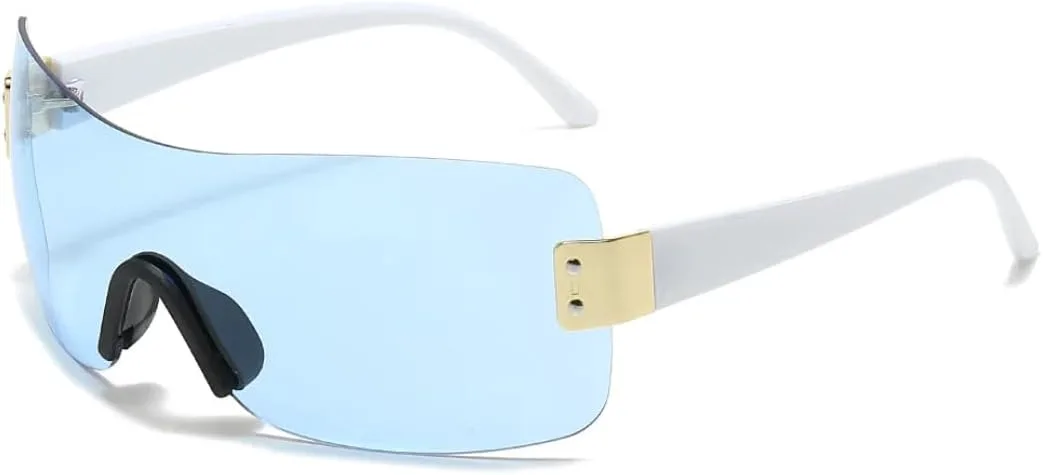 Роскошные цельные прямоугольные солнцезащитные очки без оправы для женщин и мужчин в винтажном панк-стиле, популярные для активного отдыха (синие) TVTBBVV, Blue
Роскошные цельные прямоугольные солнцезащитные очки без оправы для женщин и мужчин в винтажном панк-стиле, популярные для активного отдыха (синие) TVTBBVV, Blue