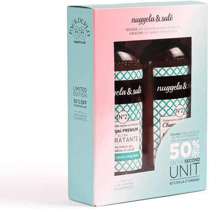 Nuggela & Sule Duo Pack Шампунь № 2 Ультраувлажняющий для сухих волос - Упаковка из 2 шт Nuggela & Sulé
Nuggela & Sule Duo Pack Шампунь № 2 Ультраувлажняющий для сухих волос - Упаковка из 2 шт Nuggela & Sulé