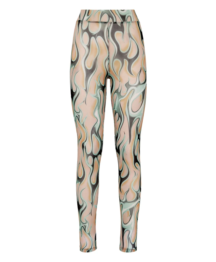 Леггинсы из тюля цвета пламени Philipp Plein, мультиколор
Леггинсы из тюля цвета пламени Philipp Plein, мультиколор