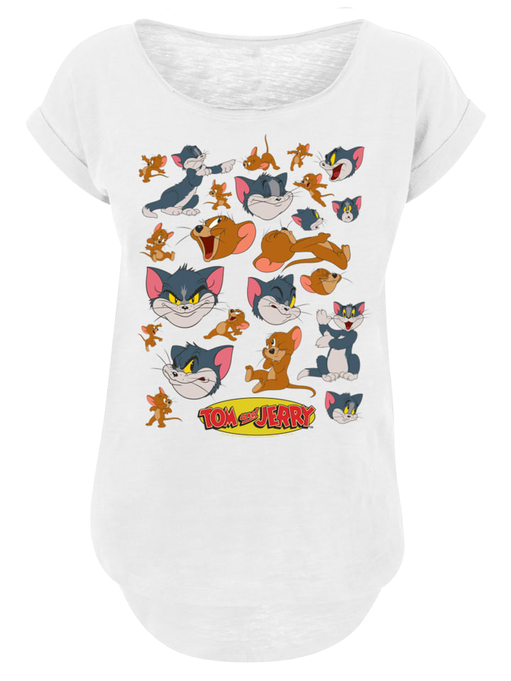 Длинная футболка Длинная футболка с изображением Тома и Джерри из сериала Многоликие в белом цвете F4NT4STIC
Длинная футболка Длинная футболка с изображением Тома и Джерри из сериала Многоликие в белом цвете F4NT4STIC