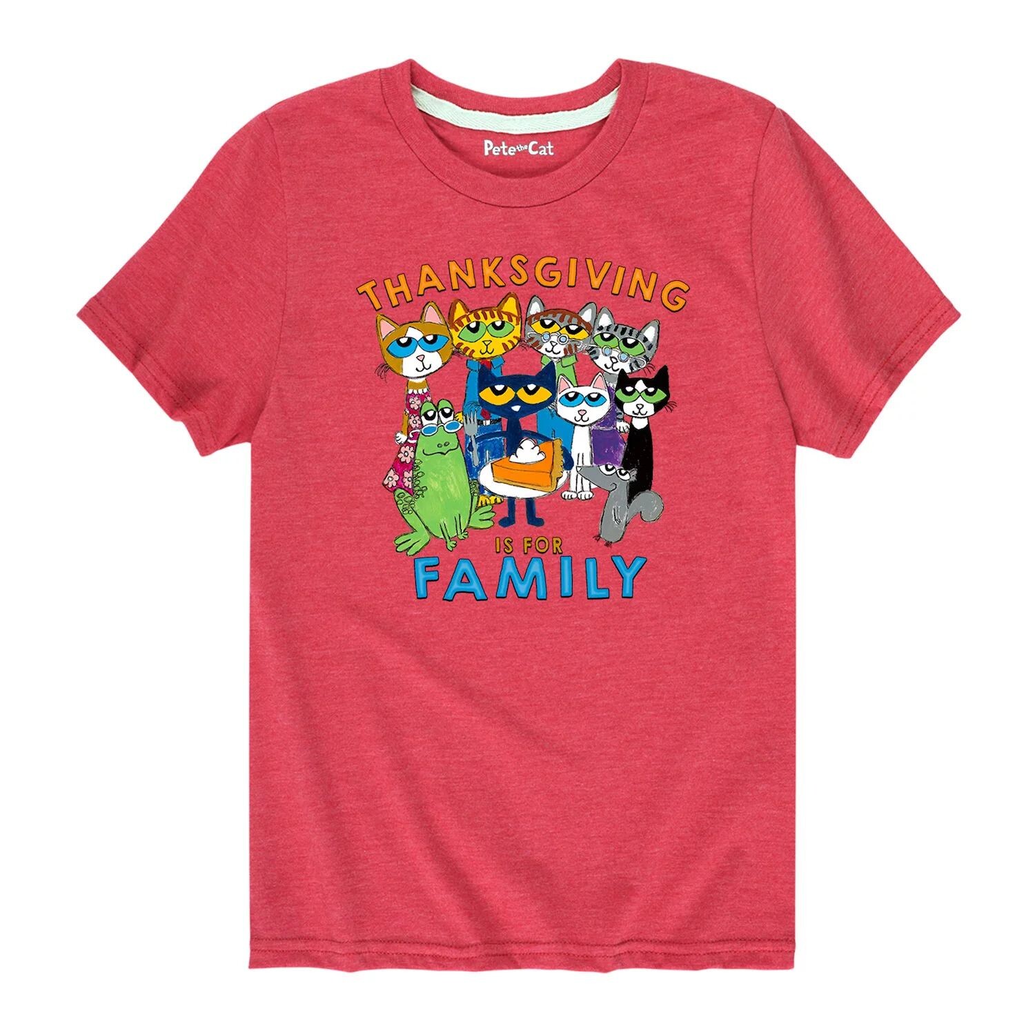 Футболка с рисунком кота Пита для мальчиков 8–20 лет, посвященного Дню благодарения Licensed Character
Футболка с рисунком кота Пита для мальчиков 8–20 лет, посвященного Дню благодарения Licensed Character