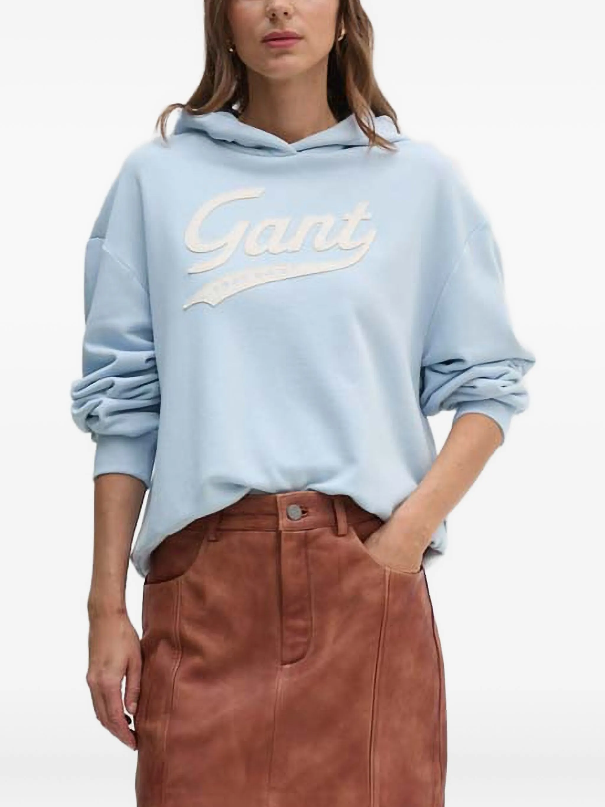 Худи с логотипом Gant, синий
Худи с логотипом Gant, синий