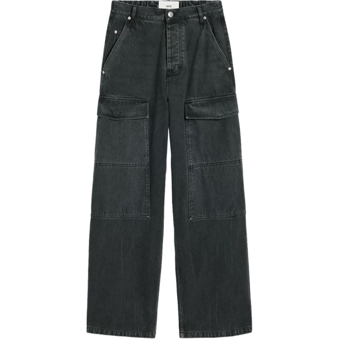 Рабочие джинсы baggy от Ami Paris AMIPARIS, черный
Рабочие джинсы baggy от Ami Paris AMIPARIS, черный
