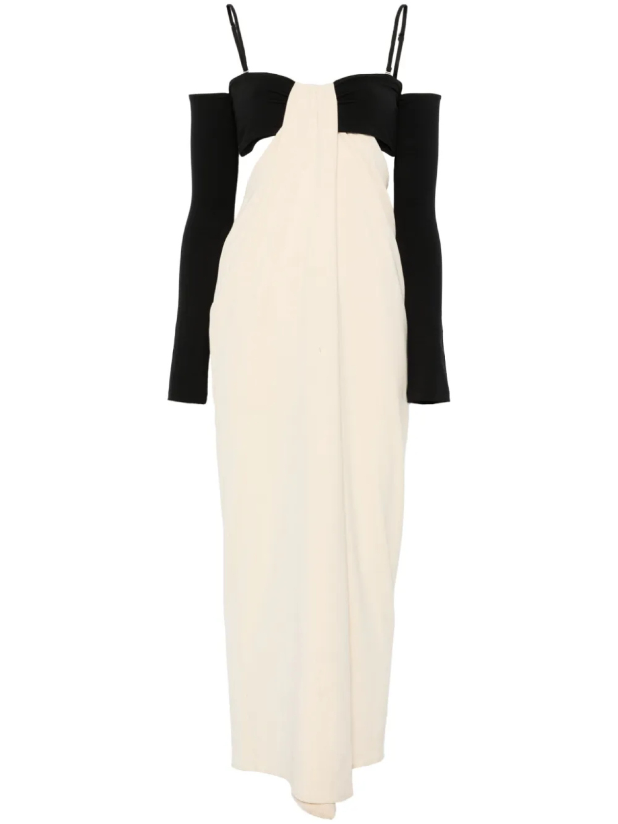 Nanushka платье макси с драпировкой, нейтральный цвет
Nanushka платье макси с драпировкой, нейтральный цвет