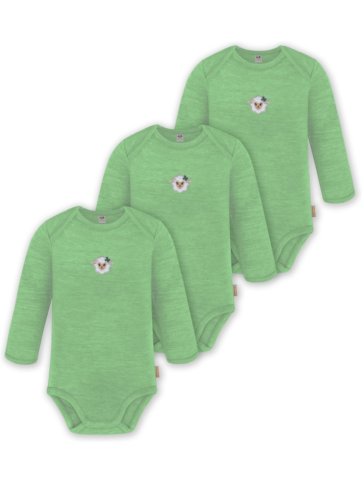 Normani Outdoor Sports Комплект из 3 детских боди с длинными рукавами из мериносовой шерсти, цвет Окленд, зеленый
Normani Outdoor Sports Комплект из 3 детских боди с длинными рукавами из мериносовой шерсти, цвет Окленд, зеленый