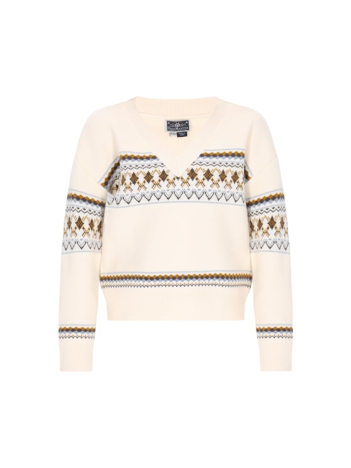 DreiMaster Женский свитер кремового цвета
DreiMaster Женский свитер кремового цвета