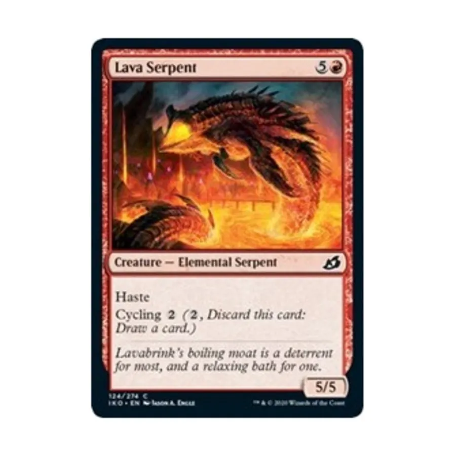 CCG Лавовый змей (С), MTG - Ikoria - Lair of Behemoths
CCG Лавовый змей (С), MTG - Ikoria - Lair of Behemoths