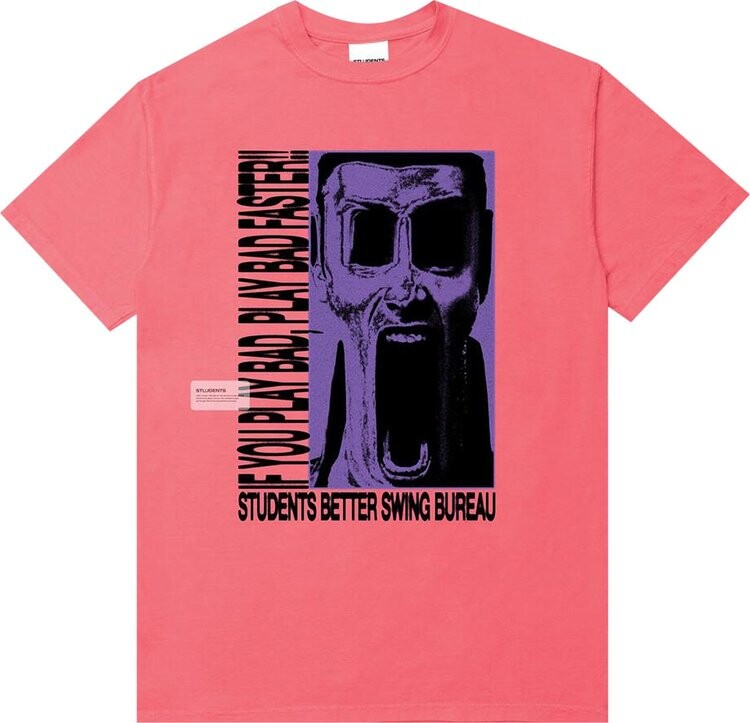 Футболка Students Play Fast Tee 'Salmon', оранжевый
Футболка Students Play Fast Tee 'Salmon', оранжевый