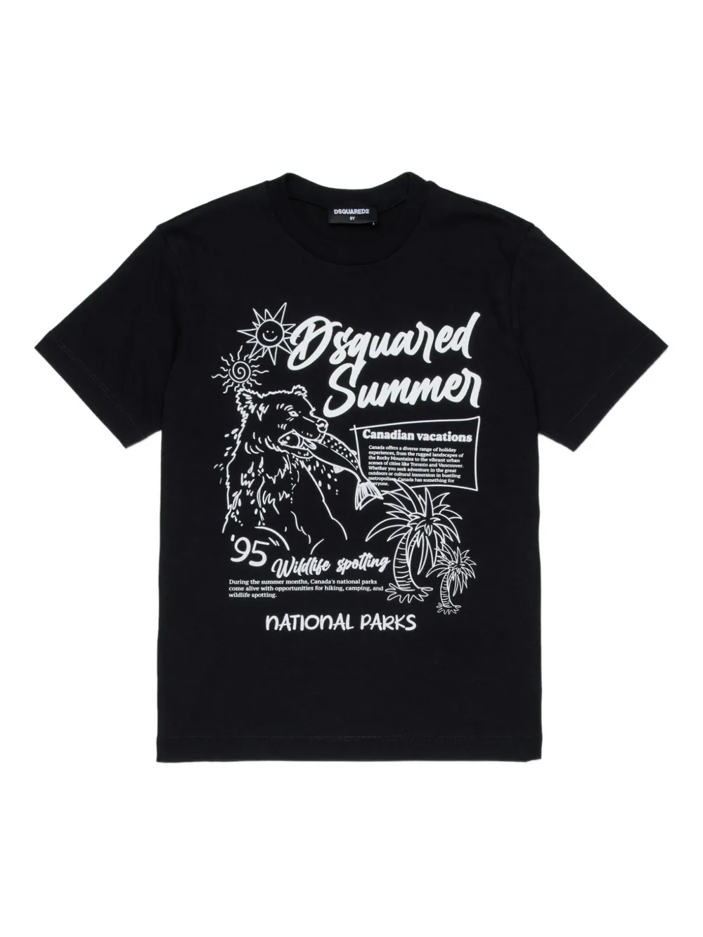 Футболка с графичным принтом Dsquared2 Kids, черный
Футболка с графичным принтом Dsquared2 Kids, черный