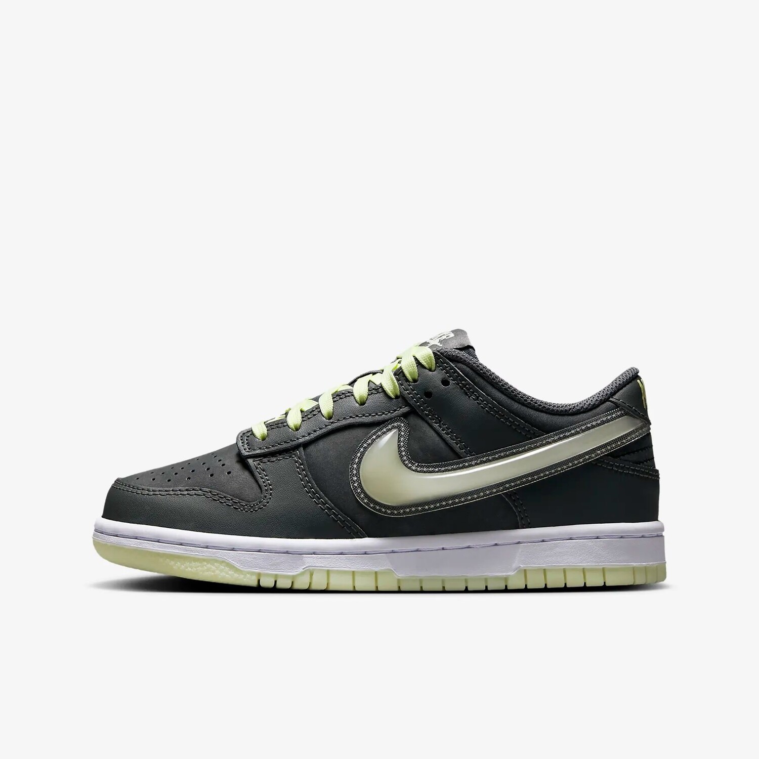Кроссовки для подростков Nike Dunk Low GS Halloween - Glow In The Dark, темно-серый
Кроссовки для подростков Nike Dunk Low GS Halloween - Glow In The Dark, темно-серый