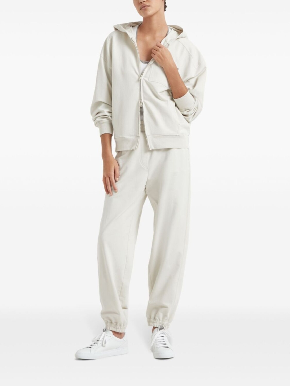 Brunello Cucinelli топ с декором Monili, белый
Brunello Cucinelli топ с декором Monili, белый