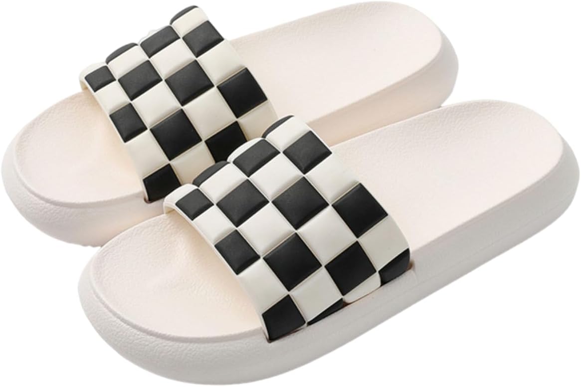 Женские и мужские шлепанцы WIRETRAN в шахматную клетку, тапочки для душа, быстро сохнут, с толстой подошвой, нескользящие, легкие, для дома, ванной, сада и спальни, белый
Женские и мужские шлепанцы WIRETRAN в шахматную клетку, тапочки для душа, быстро сохнут, с толстой подошвой, нескользящие, легкие, для дома, ванной, сада и спальни, белый