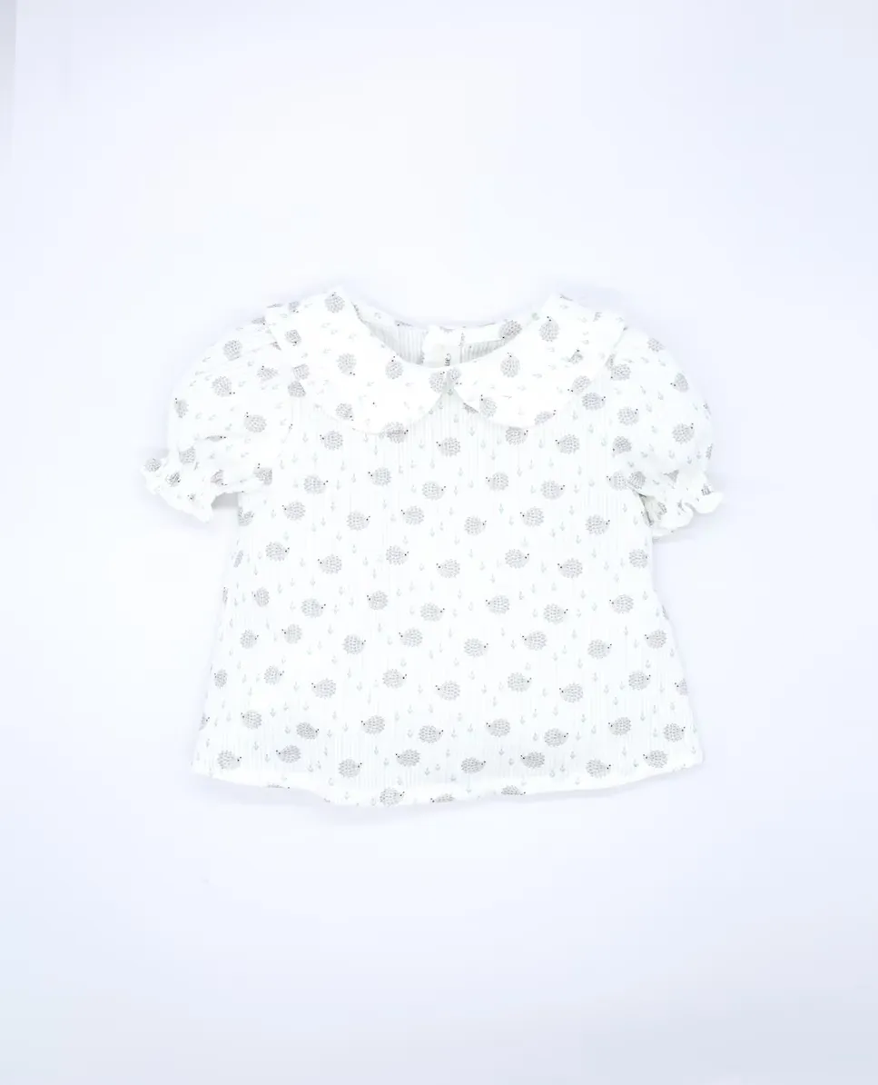 Блузка из хлопка для девочки с принтом Fina Ejerique, белый
Блузка из хлопка для девочки с принтом Fina Ejerique, белый