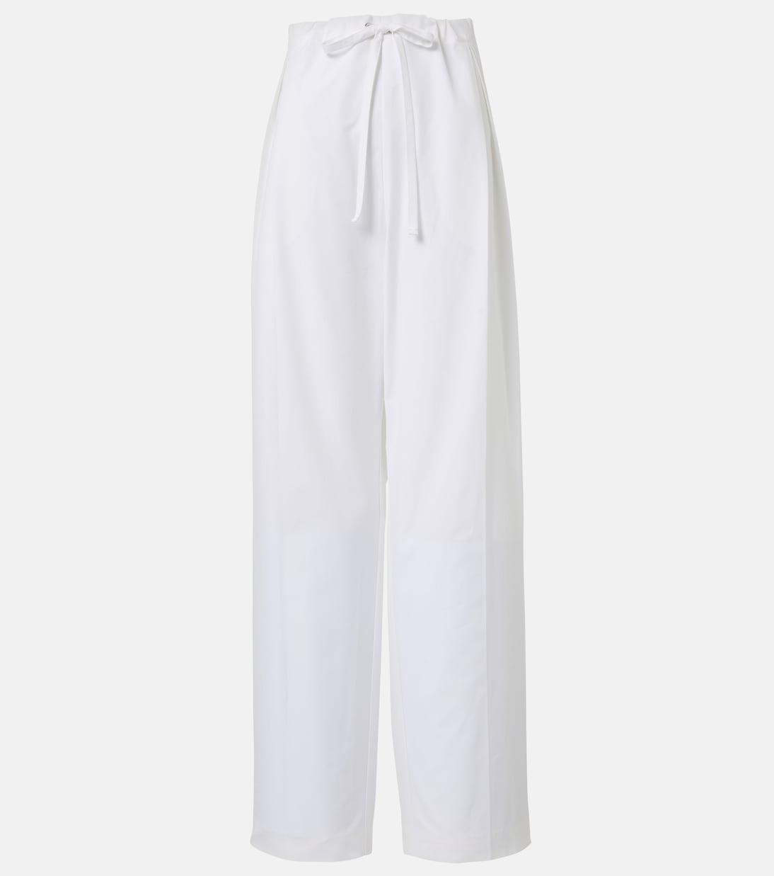 Брюки широкие из хлопкового поплина Trenton Khaite, белый
Брюки широкие из хлопкового поплина Trenton Khaite, белый