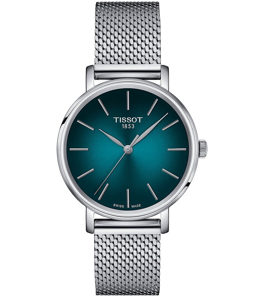 Женские аналоговые часы Tissot Everytime Classic Collection с плетеным браслетом из нержавеющей стали, серебро
Женские аналоговые часы Tissot Everytime Classic Collection с плетеным браслетом из нержавеющей стали, серебро
