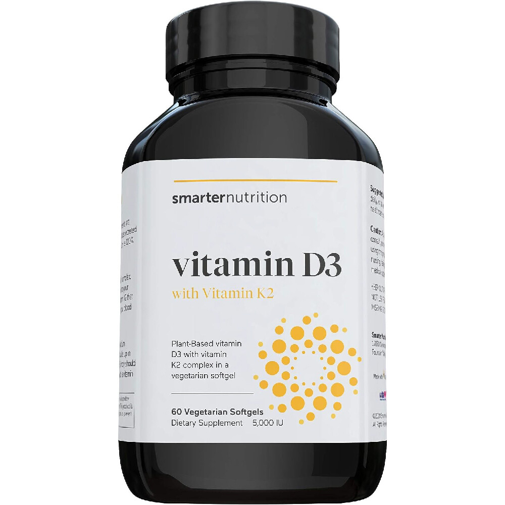 Витамин D3 и K2 Smarternutrition, 5000 МЕ, 60 шт.
Витамин D3 и K2 Smarternutrition, 5000 МЕ, 60 шт.