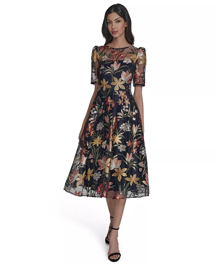 Женское платье с вырезом лодочкой и короткими рукавами Eliza J
Женское платье с вырезом лодочкой и короткими рукавами Eliza J