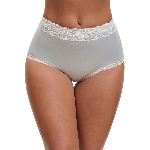 Женские трусики с высокой талией и кружевной отделкой из хлопка Inspire Chic, Grey
Женские трусики с высокой талией и кружевной отделкой из хлопка Inspire Chic, Grey