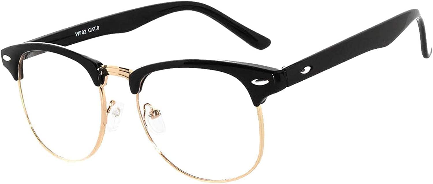 Солнцезащитные очки OWL с полуободковой оправой, металлическими и пластиковыми линзами, для мужчин и женщин, с защитой от УФ-излучения UV400, дымчатые линзы, винтажный ретро-стиль, Black Gold / Clear
Солнцезащитные очки OWL с полуободковой оправой, металлическими и пластиковыми линзами, для мужчин и женщин, с защитой от УФ-излучения UV400, дымчатые линзы, винтажный ретро-стиль, Black Gold / Clear