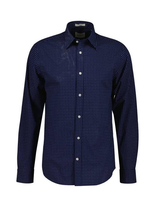 Хлопковая рубашка с микро-принтом GANT
Хлопковая рубашка с микро-принтом GANT